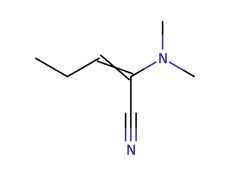 2-Pentenenitrile,2-(dimethylamino)-(9CI)