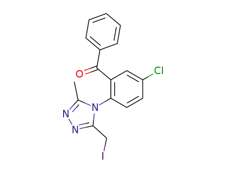 Methanone,
[5-chloro-2-[3-(iodomethyl)-5-methyl-4H-1,2,4-triazol-4-yl]phenyl]phenyl-