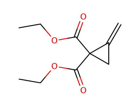 Molecular Structure of 106352-19-6 (2-METHYLENE-CYCLOPROPANE-1,1-DICARBOXYLIC ACID DIETHYL ESTER)