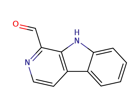 Molecular Structure of 20127-63-3 (1-Formyl-β-carboline)