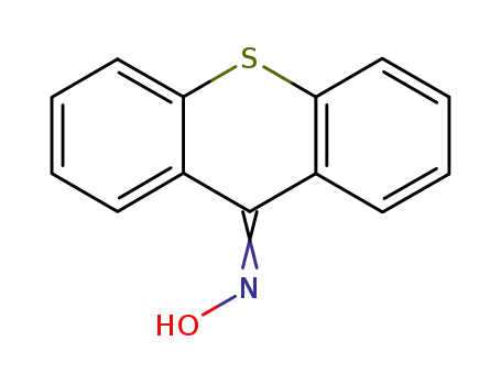 Molecular Structure of 20169-45-3 (9H-thioxanthen-9-one oxime)