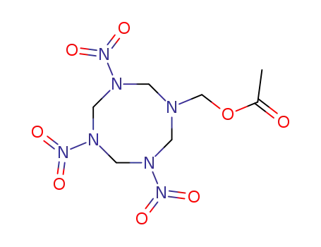 Molecular Structure of 5754-75-6 (1-acetoxymethyl-3,5,7-trinitro-[1,3,5,7]tetrazocane)