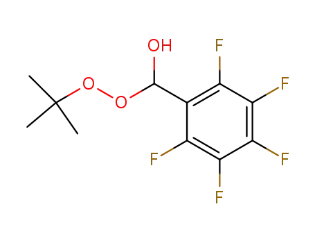 Molecular Structure of 67096-48-4 (1-hydroxy-1-(tert-butylperoxy)-1-perfluorophenylmethane)