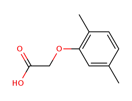 Molecular Structure of 7356-41-4 (2,5-DIMETHYLPHENOXYACETIC ACID)