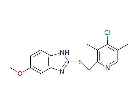 Molecular Structure of 220757-74-4 (4-Desmethoxy-4-chloro Omeprazole Sulfide)