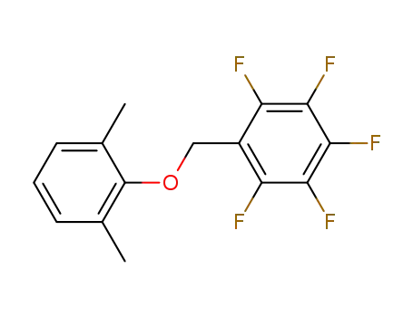 Molecular Structure of 151503-30-9 (pentafluorobenzyl 2,6-dimethylphenyl ether)