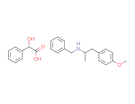 N-benzyl-1-(4-methoxyphenyl)propan-2-amine;(2R)-2-hydroxy-2-phenylacetic acid