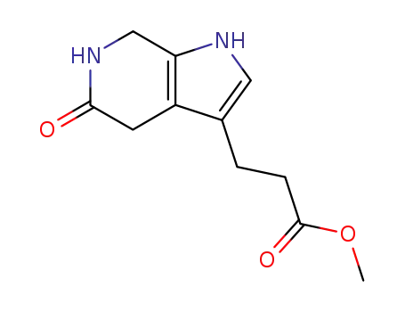 1H-Pyrrolo[2,3-c]pyridine-3-propanoic acid, 4,5,6,7-tetrahydro-5-oxo-,
methyl ester