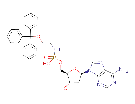 deoxyadenosine-5'-trityloxyethylaminophosphate