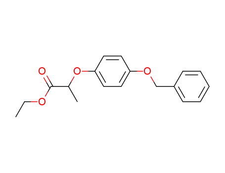 Molecular Structure of 63650-08-8 (Ethyl 2-(4-benzyloxyphenoxy)propionate)