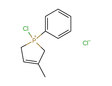 Molecular Structure of 104629-24-5 (1-chloro-3-methyl-1-phenylphosphol-3-enium chloride)