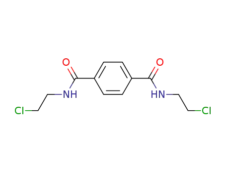 Molecular Structure of 40651-60-3 (1,4-Benzenedicarboxamide,N1,N4-bis(2-chloroethyl)-)