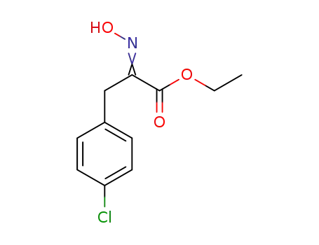 ethyl 3-(4-chlorophenyl)-2-(hydroxyimino)propionate