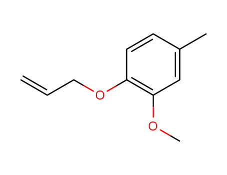 Molecular Structure of 201359-55-9 (1-(allyloxy)-2-methoxy-4-methylbenzene)
