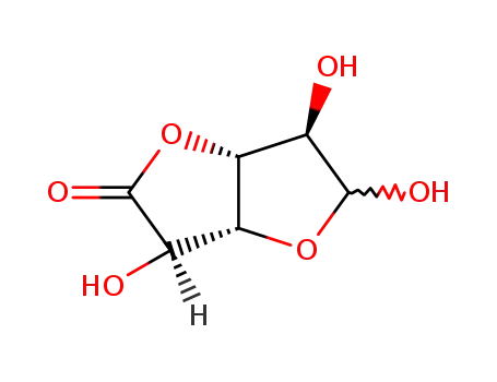 Molecular Structure of 487-44-5 (D-(+)-glucuronic acid γ-lactone)