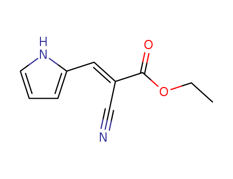 2-Propenoic acid, 2-cyano-3-(1H-pyrrol-2-yl)-, ethyl ester, (2E)-
