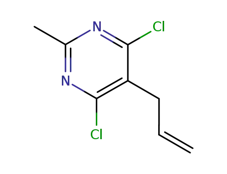 Molecular Structure of 85826-33-1 (5-ALLYL-4,6-DICHLORO-2-METHYLPYRIMIDINE)