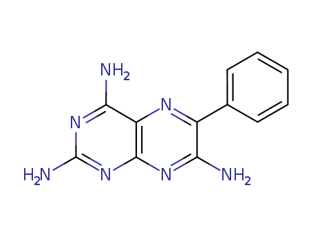 2,4,7-Pteridinetriamine,6-phenyl-(396-01-0)