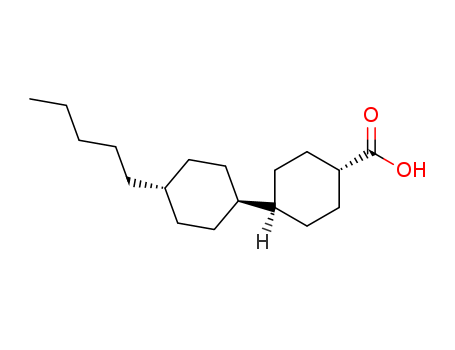 65355-33-1,trans-4'-Pentyl-(1,1'-bicyclohexyl)-4-carboxylic acid,(trans,trans)-4'-Pentyl-1,1'-bicyclohexyl-4-carboxylicacid;trans,trans-4-(4-Pentylcyclohexyl)cyclohexanecarboxylic acid;
