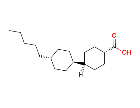 Molecular Structure of 65355-33-1 (trans-4'-Pentyl-(1,1'-bicyclohexyl)-4-carboxylic acid)