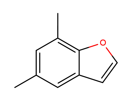 Molecular Structure of 64965-91-9 (5,7-dimethylbenzofuran)