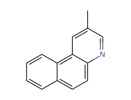 Molecular Structure of 39258-30-5 (2-methylbenzo[f]quinoline)