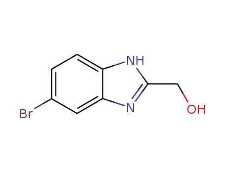 Molecular Structure of 540516-28-7 (2-(Hydroxymethyl)-5-bromo-1H-benzoimidazole)