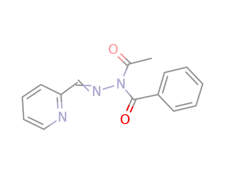 Molecular Structure of 264876-22-4 (formyl 2-pyridyl aldehyde N-acetyl benzoylhydrazone)