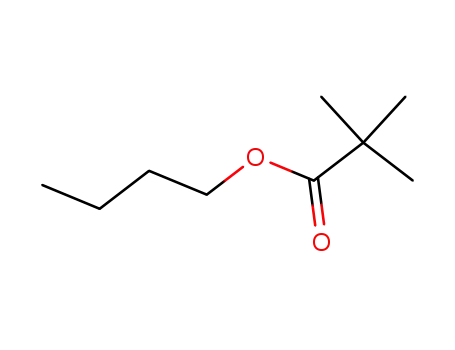 Molecular Structure of 5129-37-3 (Propanoic acid, 2,2-dimethyl-, butyl ester)