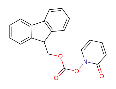 Molecular Structure of 1235983-29-5 ((9H-fluoren-9-yl)methyl 2-oxopyridin-1(2H)-yl carbonate)