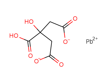 1,2,3-Propanetricarboxylicacid, 2-hydroxy-, lead salt (1: )