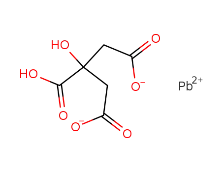 Molecular Structure of 14450-60-3 (citric acid, lead salt)