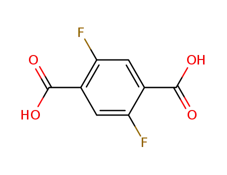 Molecular Structure of 655-14-1 (2,5-difluoroterephthalic acid)