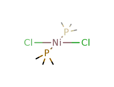 Molecular Structure of 19232-05-4 (Dichlorobis(trimethylphosphine)nickel(II))