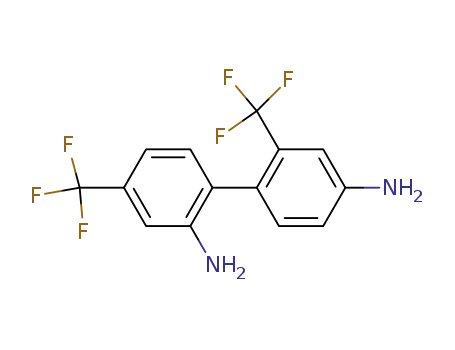 Molecular Structure of 440-66-4 (4,2'-bis-trifluoromethyl-biphenyl-2,4'-diyldiamine)