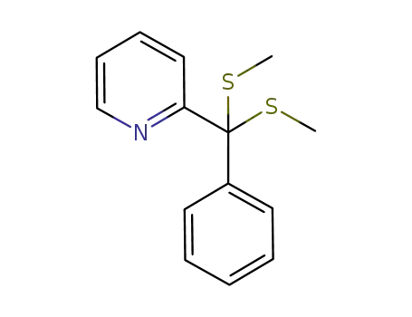 Molecular Structure of 950993-49-4 (2-bis(methylthio)phenylmethylpyridine)