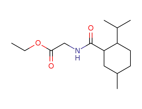 Molecular Structure of 39668-74-1 (Ethyl N-[[5-methyl-2-(isopropyl)cyclohexyl]carbonyl]glycinate)