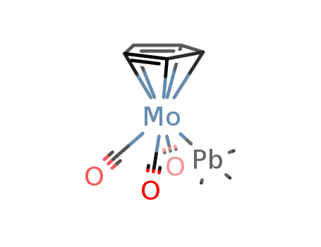 Molecular Structure of 12093-28-6 ((η5-C5H5)Mo(CO)3PbMe3)