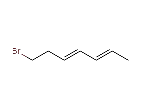 Molecular Structure of 37935-45-8 (1-bromo-3E,5E-heptadiene)