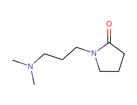 Molecular Structure of 7375-15-7 (1-[3-(dimethylamino)propyl]pyrrolidin-2-one)