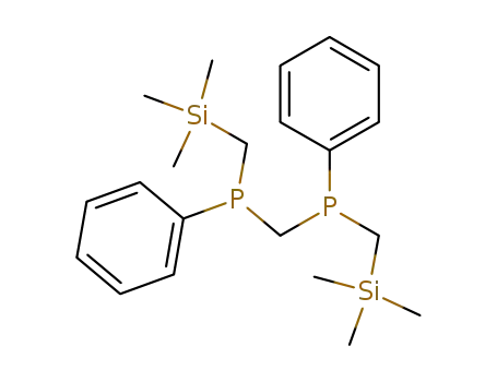 Molecular Structure of 1159248-32-4 (bis[{(trimethylsilyl)methyl}phenylphosphino]methane)