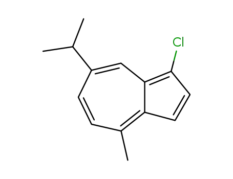 Molecular Structure of 867380-19-6 (1-chloro-7-isopropyl-4-methyl-azulene)