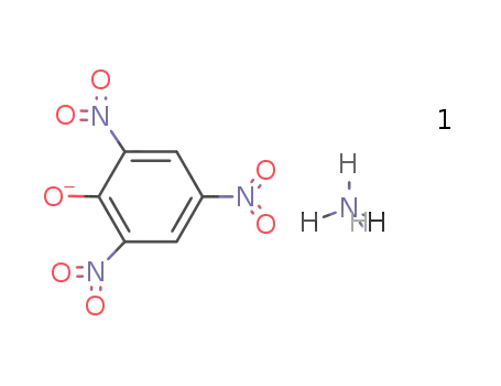 Molecular Structure of 131-74-8 (AMMONIUM 2,4,6-TRINITROPHENOLATE)