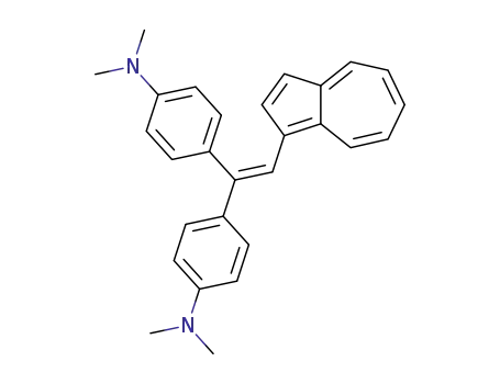 Molecular Structure of 1314044-93-3 (2-(azulen-1-yl)-1,1-bis[4-(dimethylamino)phenyl]ethylene)