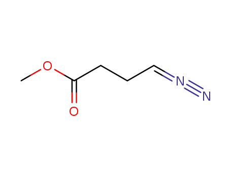 Molecular Structure of 591235-25-5 (ω-Diazo-buttersaeuremethylester)