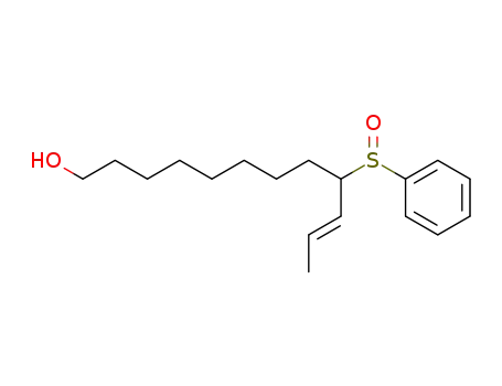 Molecular Structure of 83248-82-2 ((E)-9-(phenylsulfinyl)-10-dodecen-1-ol)