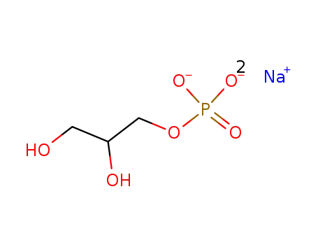 Molecular Structure of 95648-81-0 (2,3-dihydroxypropyl (dihydrogen phosphate), trisodium salt)