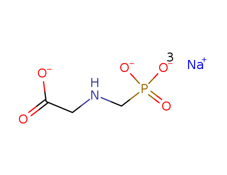 Molecular Structure of 102413-71-8 (Glycine, N-(phosphonomethyl)-, sodium salt)