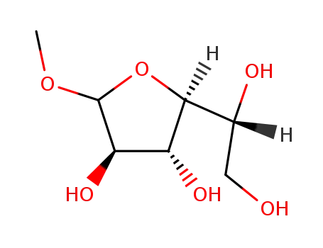 Molecular Structure of 153831-23-3 (Methyl α,β-D-galactofuranoside)
