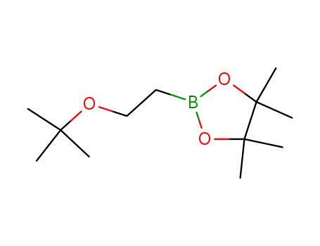 Molecular Structure of 255041-56-6 (2-(2-tert-butoxyethyl)-4,4,5,5-tetramethyl-1,3,2-dioxaborolane)